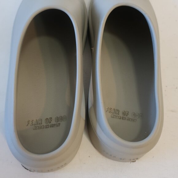 Mens Fear of God The California Backless Concrete Gray Slip-On Loafer 44 US/12 main image 5